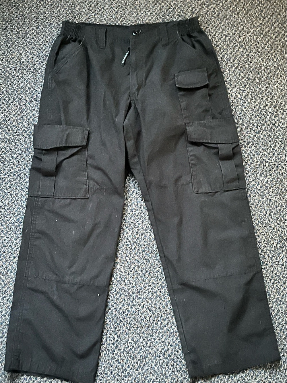Propper Black Cargo Pants with Multiple Flap Pockets